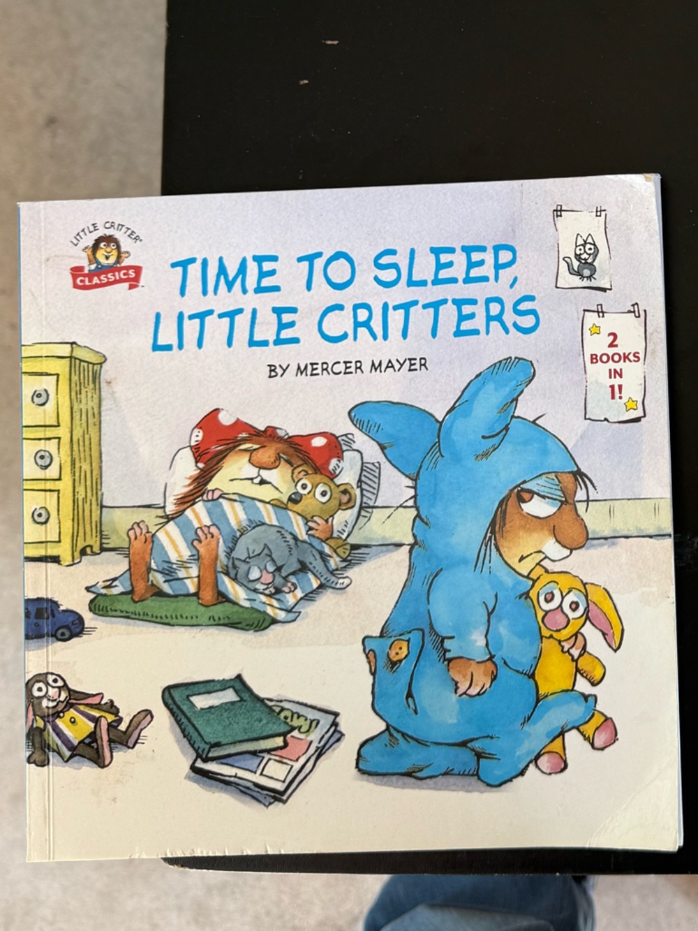Time to Sleep, Little Critters by Mercer Mayer - Blue Cover